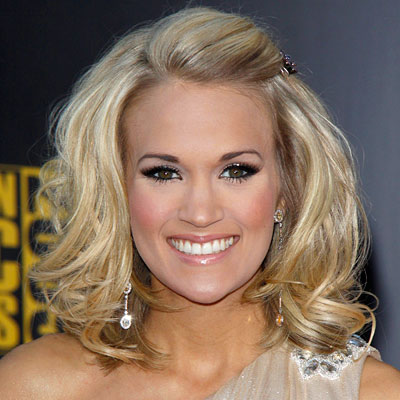 Carrie Underwood Hair 2010. Party Night Out Hair